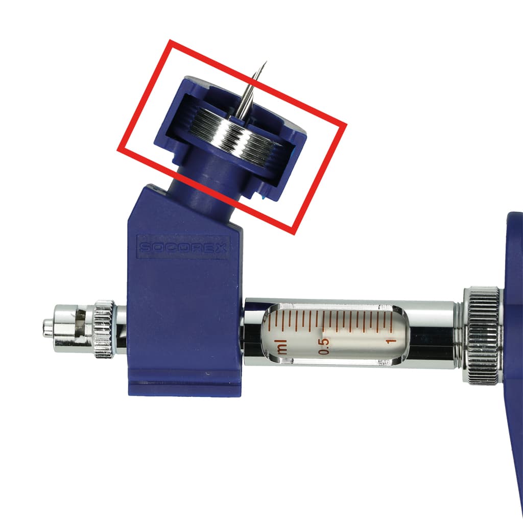 Spare part image Klem voor fleshouder Socorex spuit