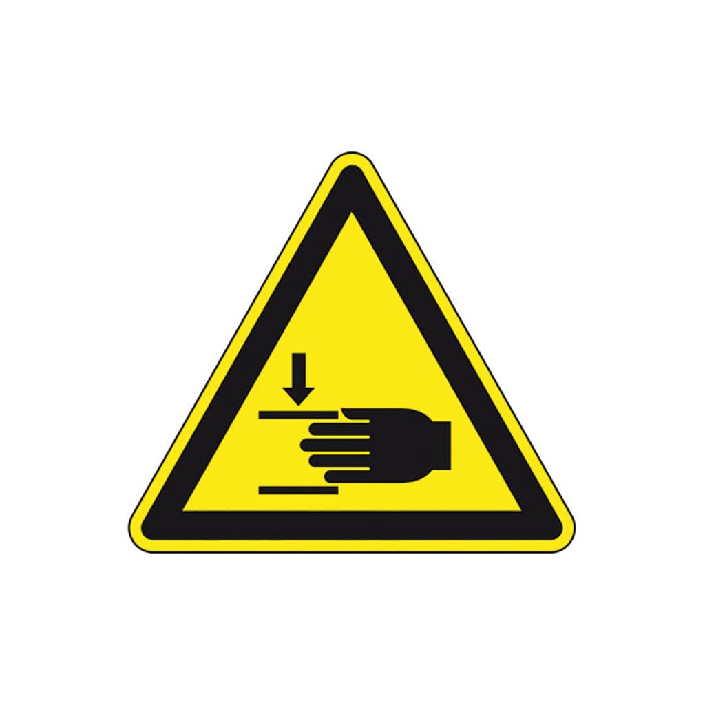 Spare part image Waarschuwingssticker handbeklemming, ISO 7010